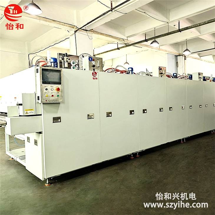 非标定制玻璃基板自动化隧道炉烘烤案例